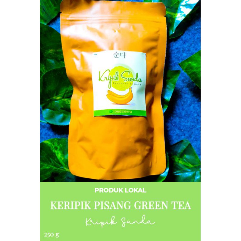 

keripik pisang Green Tea