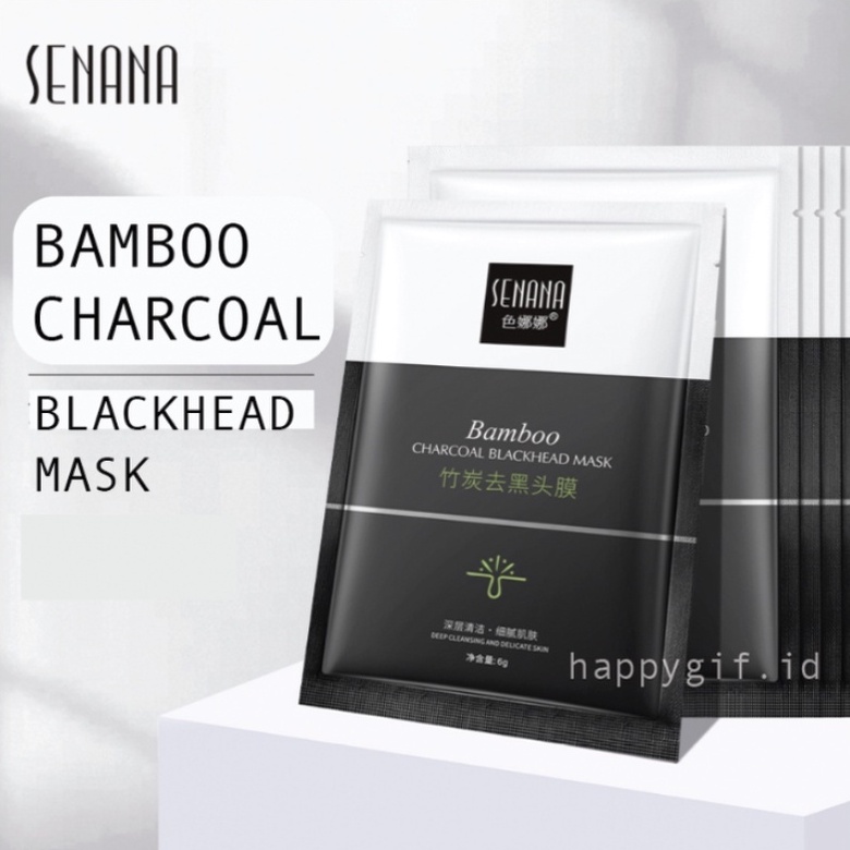 SENANA Masker Komedo Black Head Remover Cair Sachet Menghilangkan Komedo Dan Mengangkat Pori-Pori Pada Wajah Masker Hidung BQ031