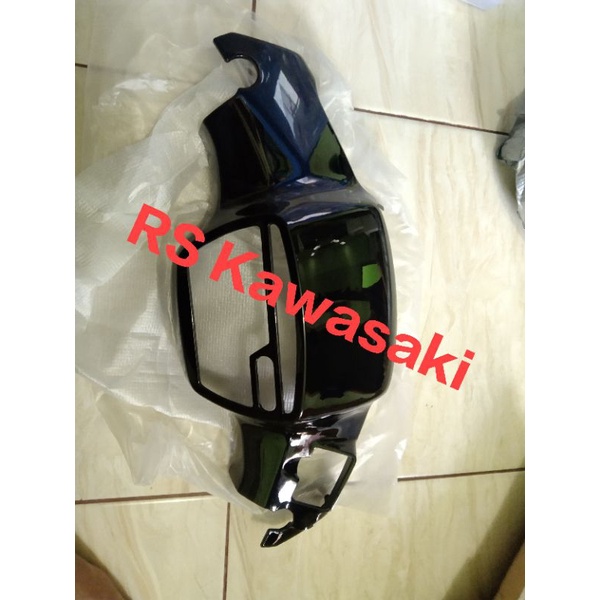 batok cover lampu atas kawasaki kaze kaze r hitam original