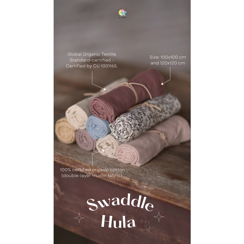 Saga Copenhagen Swaddle Hula | Kain Bedong Selimut Bayi