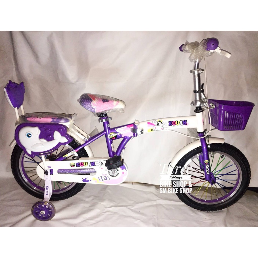 SEPEDA LIPAT ANAK KOUAN 16 inch WARNA UNGU