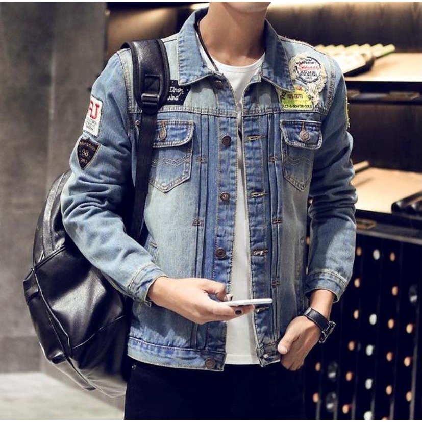 BISA COD - JAKET JEANS 100 % ORIGINAL DISTRO QUALTY PREMIUM ~ jaket jeans pria