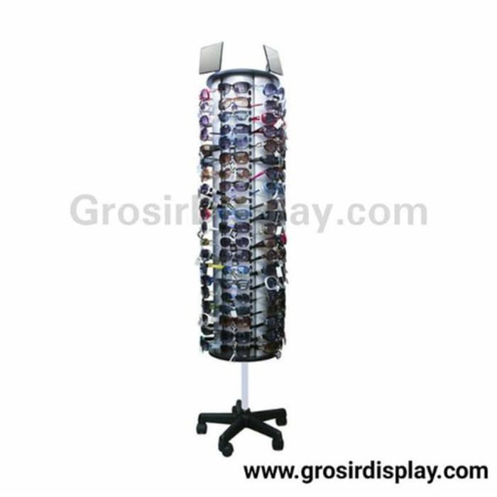 Dijual Display Perlengkapan Toko Kacamata Pajangan Berdiri dengan Roda Rak  Limited
