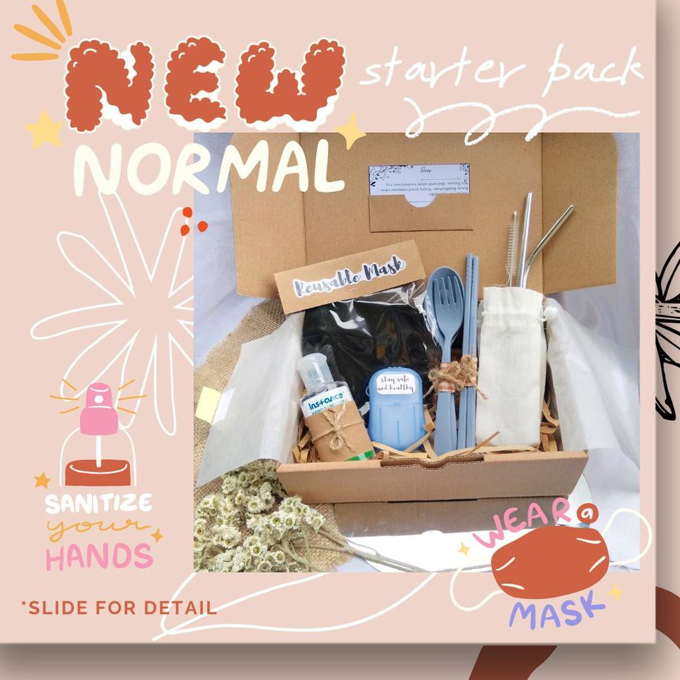 

R3stok lagi GIFT BOX BIRTHDAY | GRADUATION | ANNIVERSARY New Normal Starterpack |F4 T004 .. ,,!