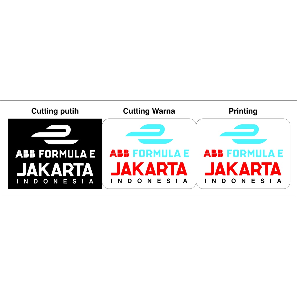 

STIKER CUTTING & PRINTING JAKARTA FORMULA E 2022