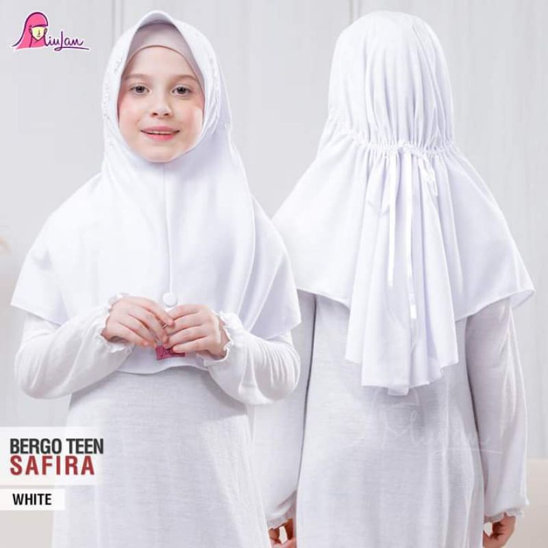JILBAB HIJAB KERUDUNG BERGO ANAK SEKOLAH SAFIRA TEEN MIULAN
