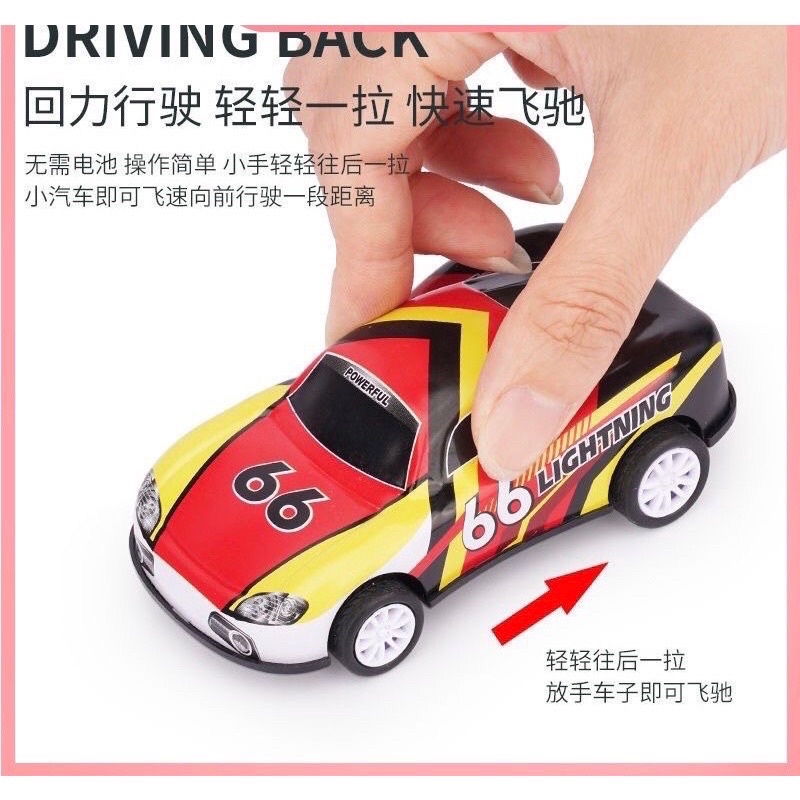 (SUN) MOBIL MINI MAINAN ANAK PULL BACK BALAP COLORFULL RACING MINI CAR KIDS TOYS TODDLER MOBILAN