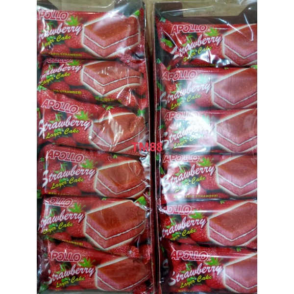

APOLLO STRAWBERRY LAYER CAKE/KEK LAPIS STRAWBERI/BOLU LAPIS RASA STROBERI