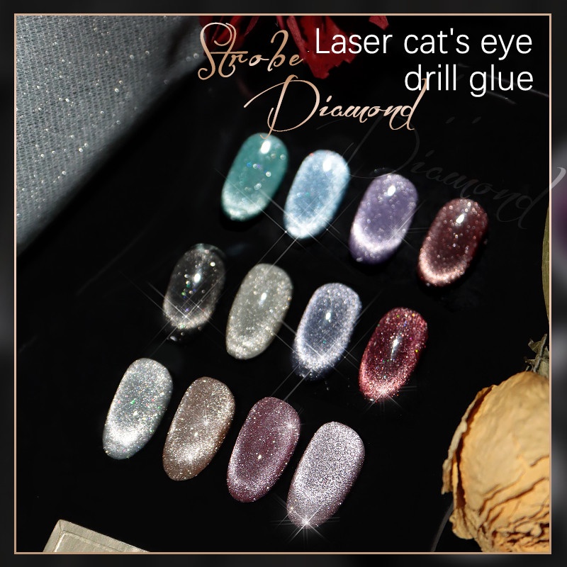 MSY Kutek Gel Laser Diamond Cat Eye Nail Polish Gel/Gel Nail Polish UV LED Nail Art / Kutek / Cat Kuku/ Gel polish/ Kutek Gel UV LED Nail Polish/Nail Gel