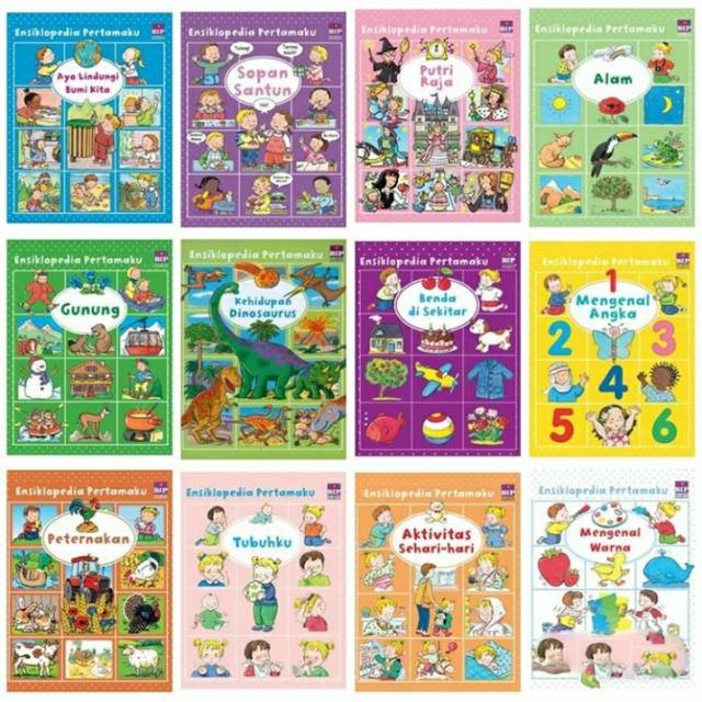 Ensiklopedia Anak Buku Anak Seri Ensiklopedia Pertamaku Full Color Ilustrasi