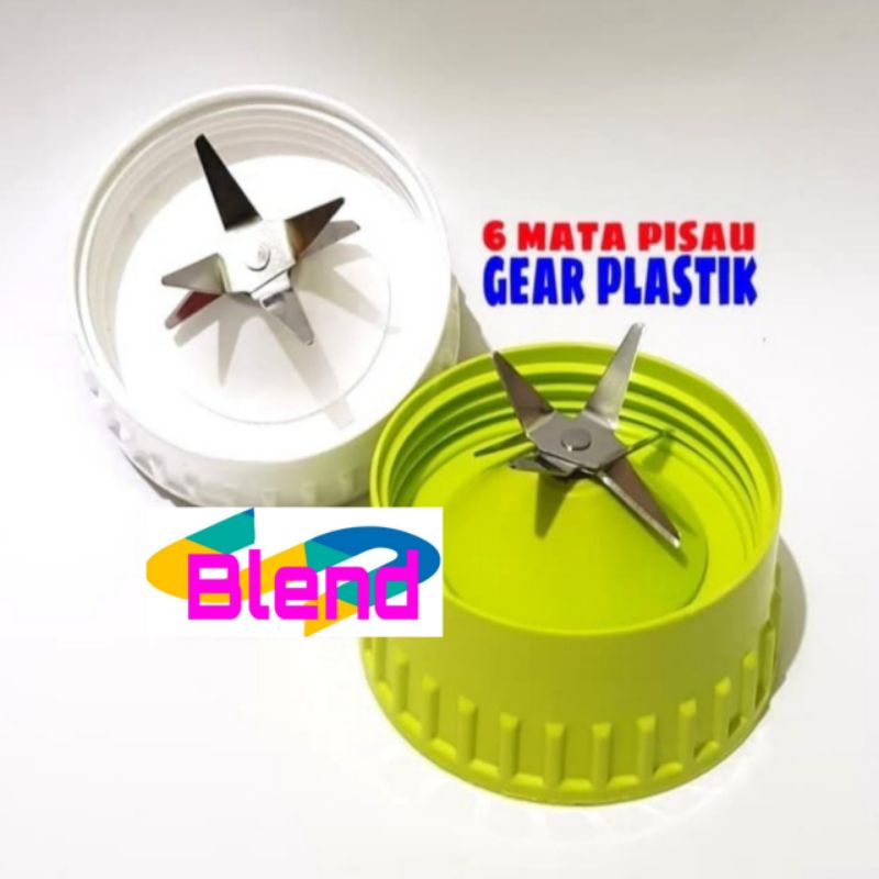 Mounting 6 Mata Pisau Model Miyako BARU - Mangkok Pisau Blender