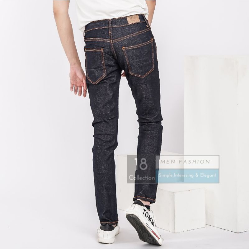 Jeans Pria BlueBlack Garment / Garment Indigo / Celana Panjang Pria / Celana Jeans Cowo