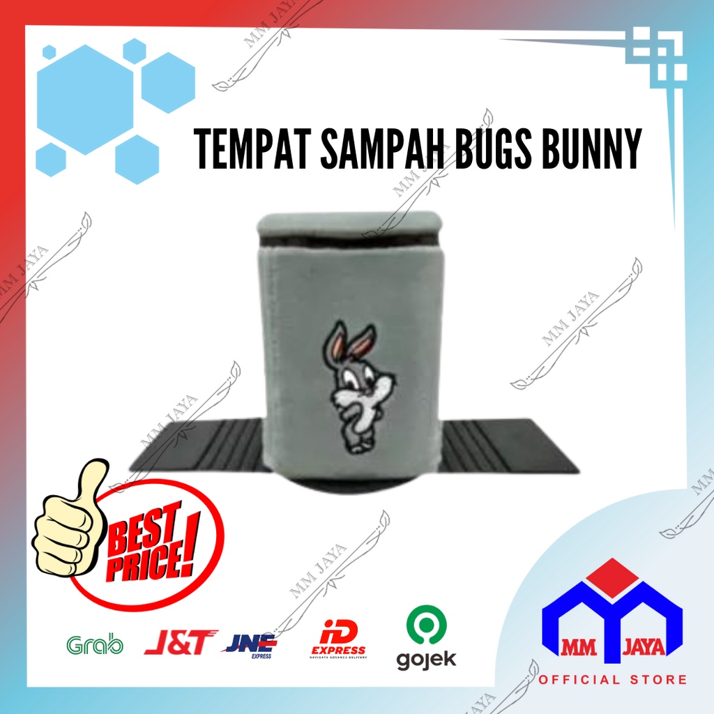 Tempat Sampah Mobil BUGS BUNNY Tempat sampah Karakter Lucu Aksesoris Mobil