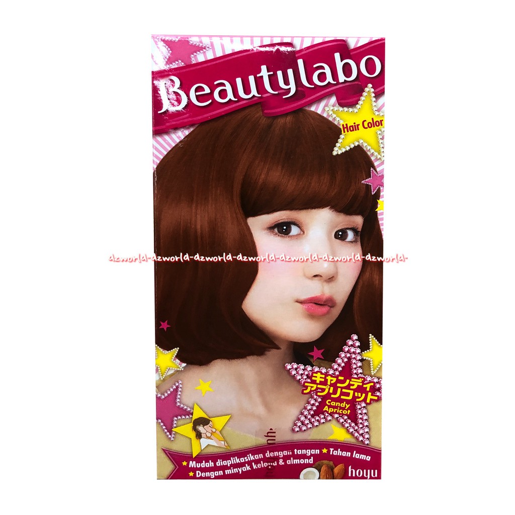 Beauty Labo Candy Apricot Red Pink Hoyu Cat Rambut Merah Beautylabo