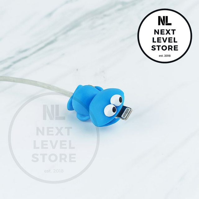 Cookie Monster Sesame Street Cable Bite Pelindung Kabel Protection