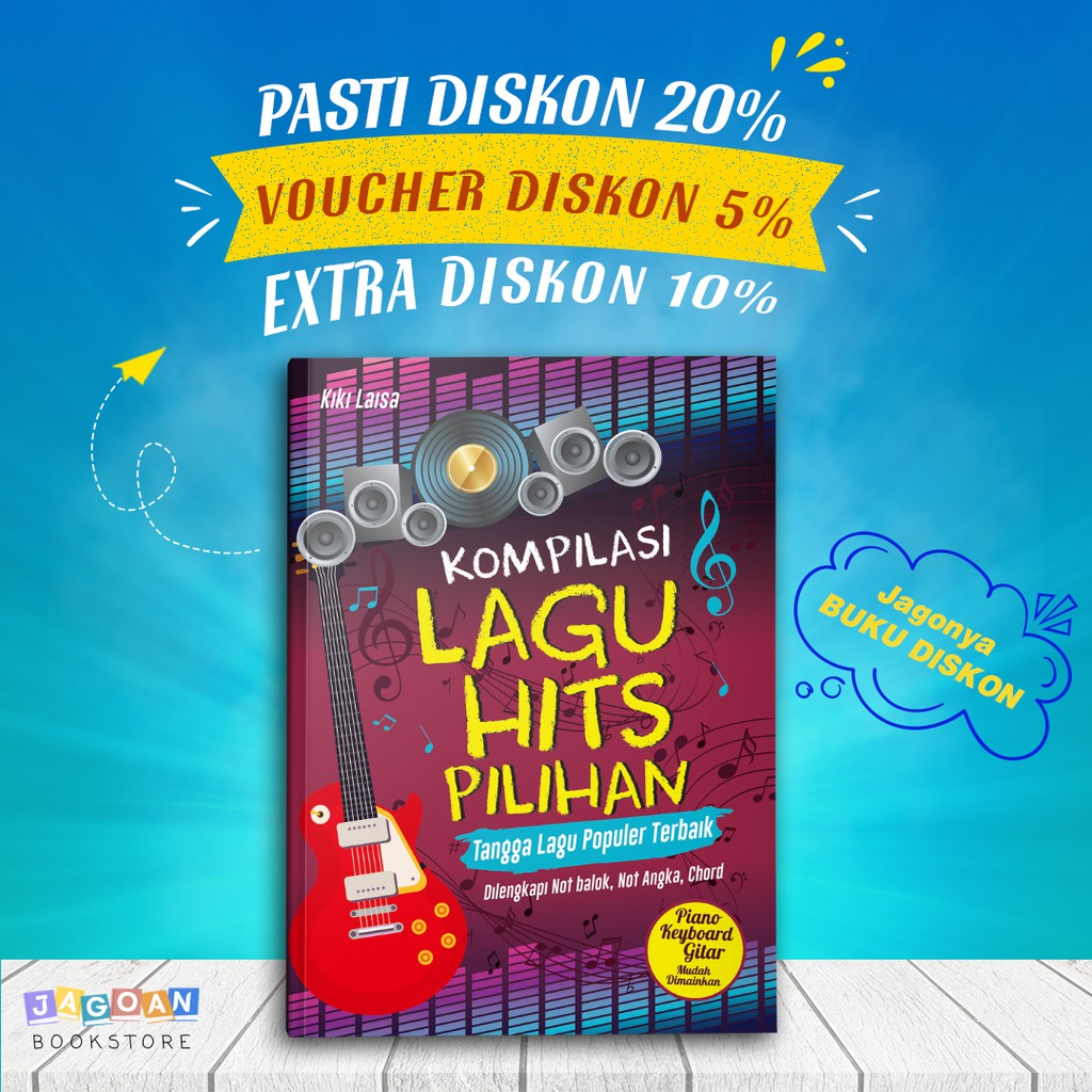 Buku Musik Kompilasi Lagu Hits Pilihan Shopee Indonesia