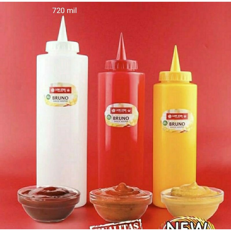 Botol Kecap Plastik Merek Lion Star