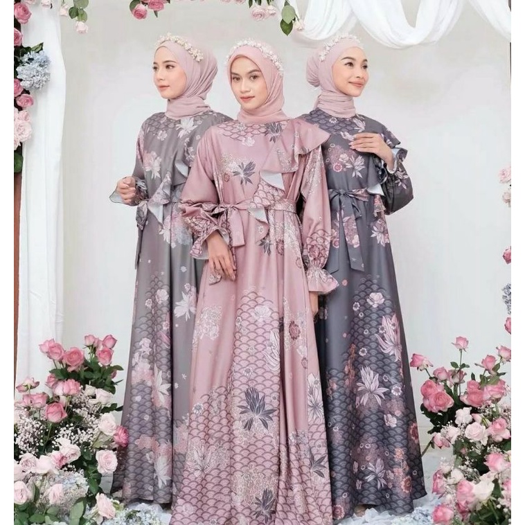 TERATAI DRESS VANILLA HIJAB