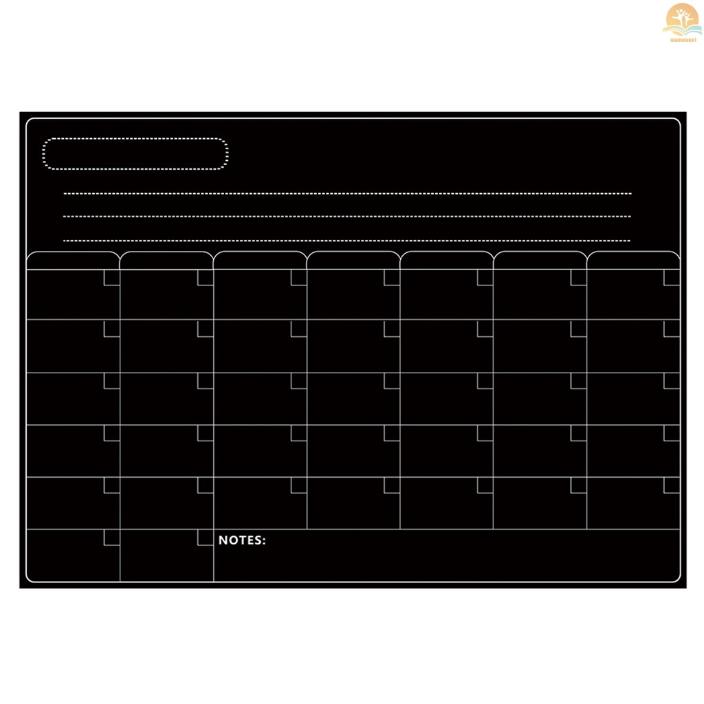 Magnetic Dry Erase Board Calendar Whiteboard Refrigerator Stickers Kitchen Fridge White Board for Weekly Monthly Schedule Daily Planner To Do List