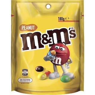 

M&M's Peanut Chocolate Medium Bag 180g/M&M kacang Australia isi 180gr