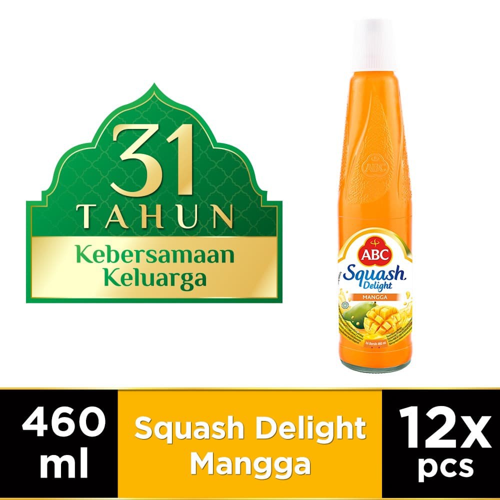 

PROMO ABC SIRUP SQUASH DELIGHT MANGGA 460 ML - MULTI PACK 12 PCS TERMURAH