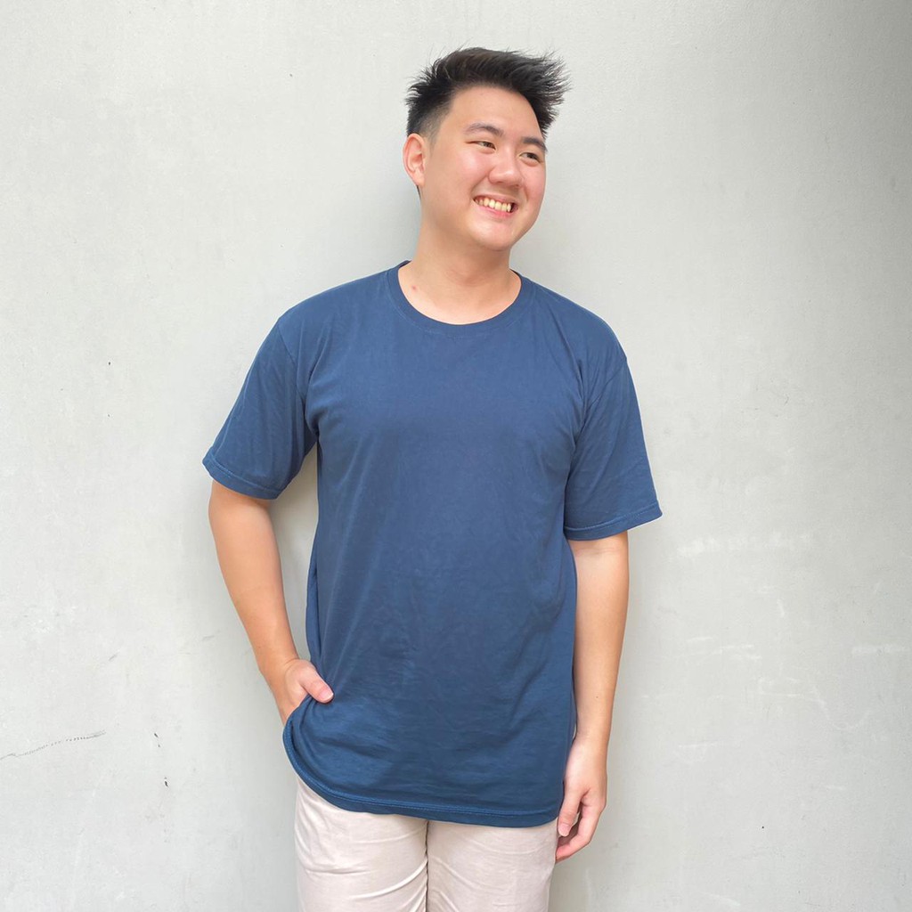 KAOS POLOS OVERSIZE UNISEX COTTON COMBED 24S PREMIUM OVERSIZED TSHIRT LUCKYMALL LUCKY MALL