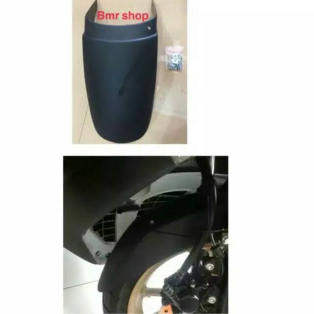 mudflap all new nmax , sambungan spakbor all new nmax , tutup lumpur all new nmax
