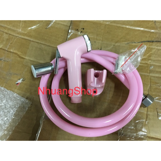 Jet shower toilet warna pink good quality