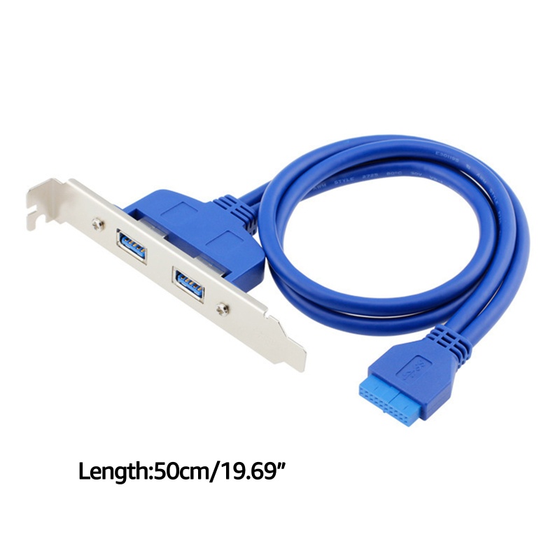 Btsg 20pin Ke Usb 3.0 Kabel Motherboard Chassis Belakang Pci Baffle Line Extension Cable