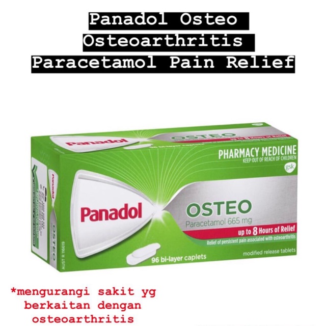 Panadol Osteo Osteoarthritis