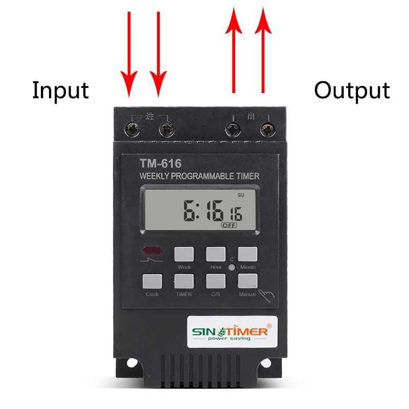 KR SINOTIMER Power Timer Programmable Time Switch Relay 220V 30A