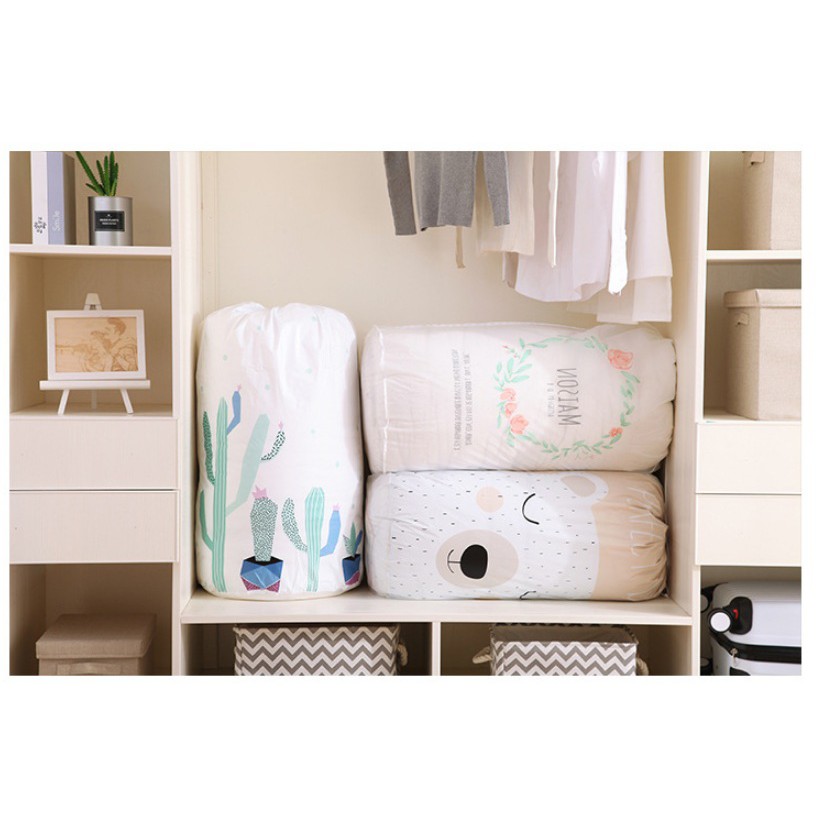 Peva Storage Bag Tas Tempat Penyimpanan Pakaian, Selimut Dan Bed Cover Quilt Bag Besar K369