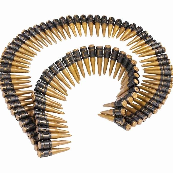 Bullet Ammo Belt Sabuk Peluru Plastik Mainan Anak Machine Gun Nerf