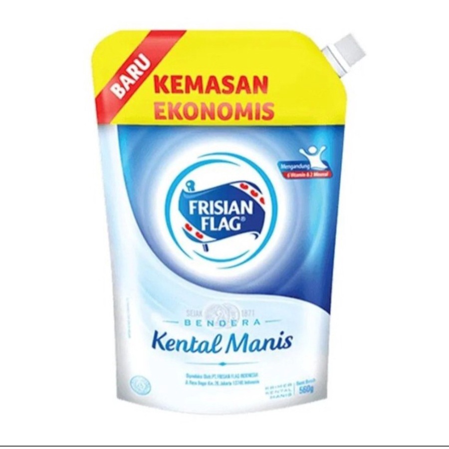 

Frisian Flag Putih 545gr Kental Manis Susu SKM Bendera