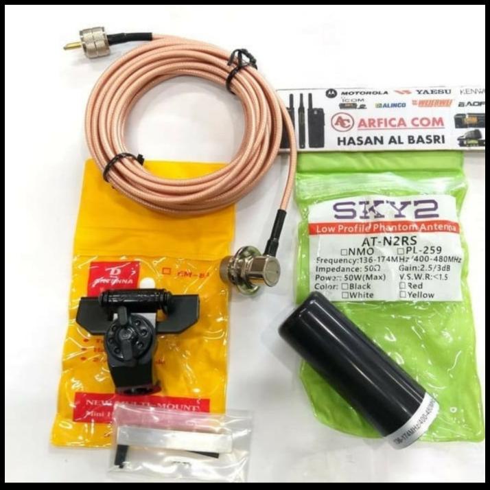 Paket Antena Mobil Dualband / Paket Antena Dualband Mini Paket Antena