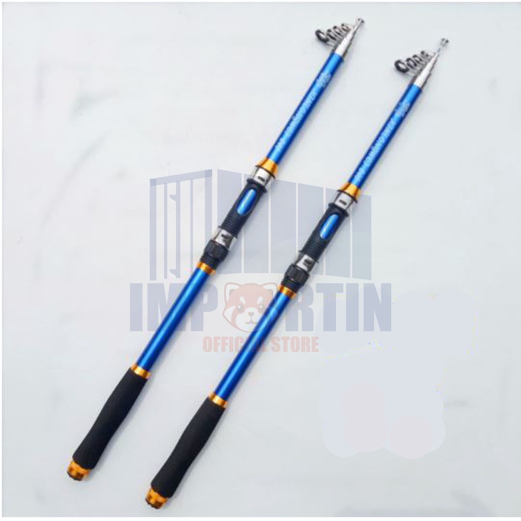 Joran Pancing Portable Carbon Fiber Telescopic 2 Meter - 3Meter/ Joran Pancing Murah Kuat