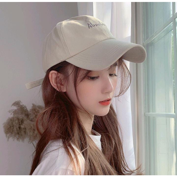 topi baseball Distro Absolutely Korean style hat Pria Wanita Unisex