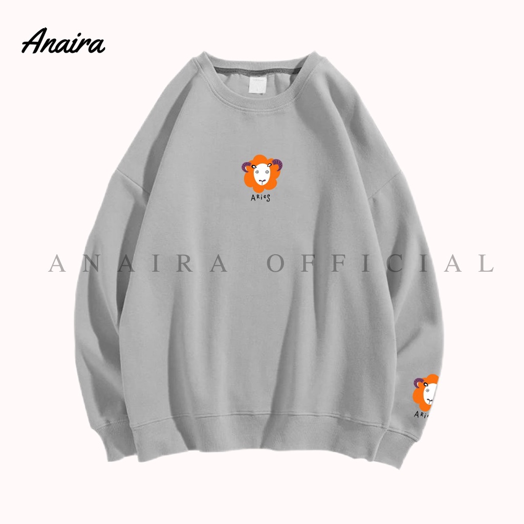 ARIES SWEATER CREWNECK WANITA ANAIRAOFFICIAL