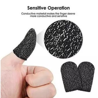 Sarung Tangan Jempol Anti Basah Kiri Kanan Finger Cots Non Slip /Sarung game