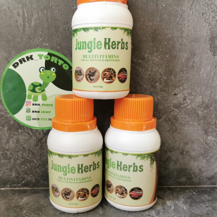 Jungle Herbs Multivitamin reptile torto ampibians vitamin reptil