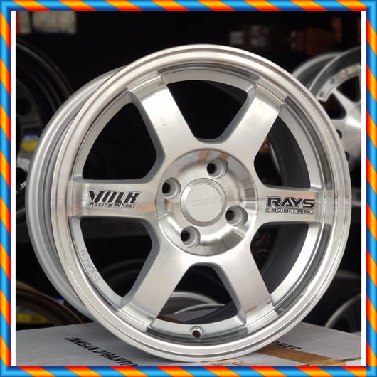 Velg Mobil Rays TE37 Saga Ring 15 Lebar 7 PCD (100)4 et. 38