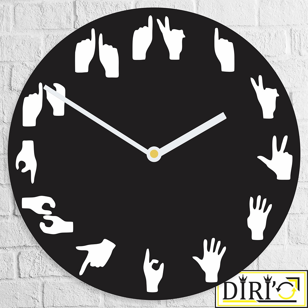 Jam Dinding Kayu Matematika Wall Clock Rumus Math Desain Unik Minimalis Murah-MTK 07