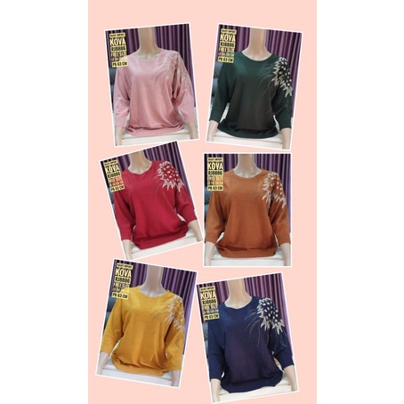 Atasan Rajut Import Premium / Rajut Kova Bellina