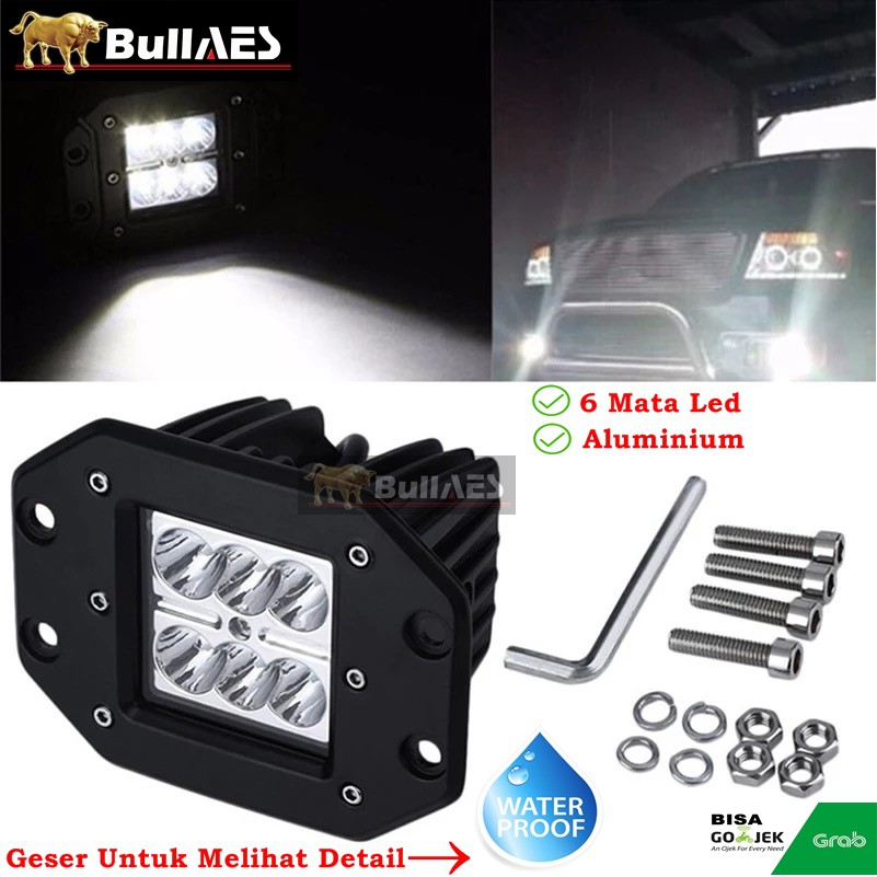 Lampu Tembak LP 67 Off Road High Proformace Offroad 6 Mata Led Lampu Sorot 2731