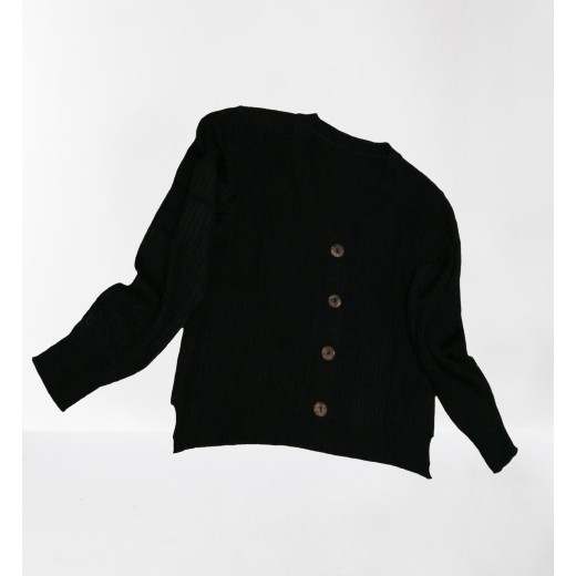 carla cardi-outer cardigan crop batok-belakang panjang