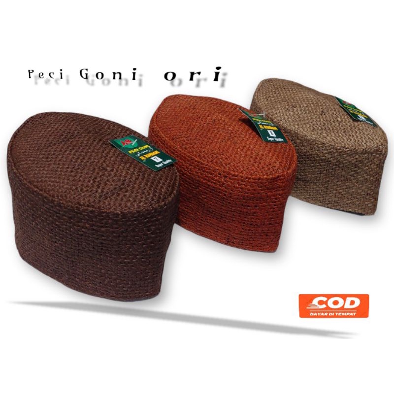 (20 PCS)PECI KOPYAH GONI ORI 100%/HRG 1 KODI/TERMURAH