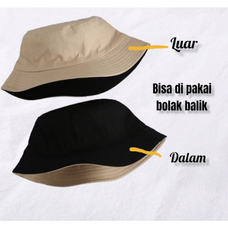 Topi Bucket Hat Topi Bucket Pria Outdor Topi Bucket Distro Topi Ember Wanita Pria