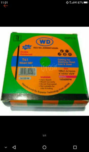 Wd Batu Gerinda Potong 1 Pak Isi 20 Pcs Batu Grinda Wd