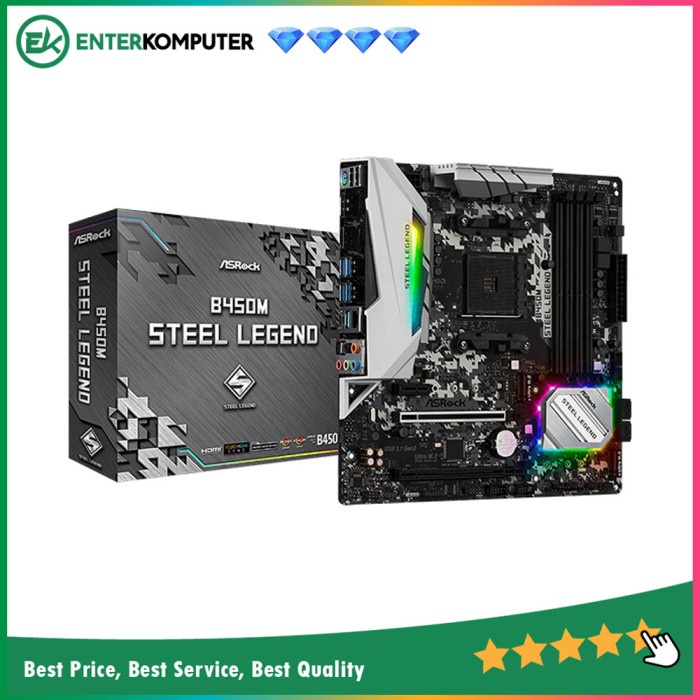 Motherboard ASRock B450M Steel Legend