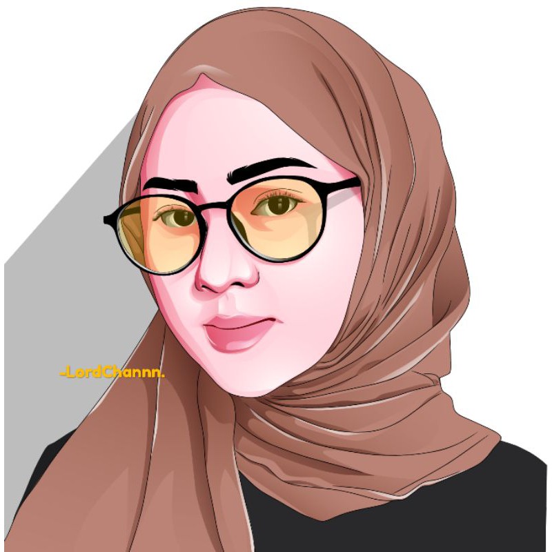 

[SOFT FILE ONLY] Vector art potret ilustrasi foto untuk hadiah, kado dll.